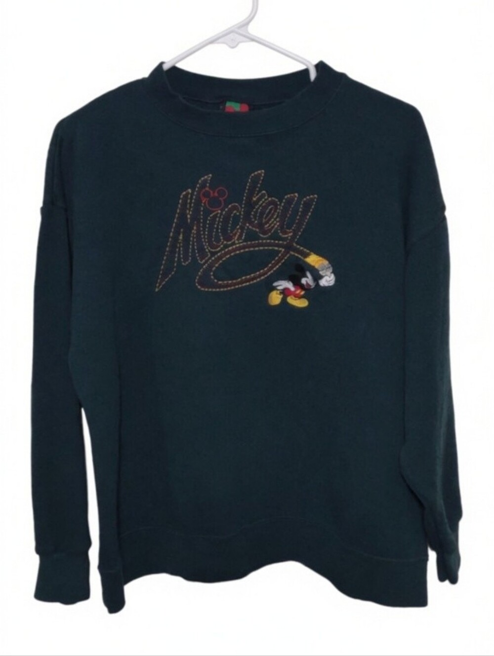 Vintage Mickey Unlimited green crewneck Mickey Mouse Sweatshirt Size M Nostalgia